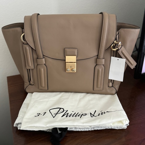 PHILLIP LIM Pashli medium leather shoulder bag - Picture 1 of 17